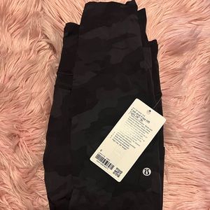 Lululemon Fast and Free HR Tight 28" BR Black/grey Camo